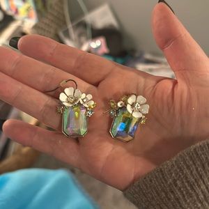 Beautiful Betsy Johnson earrings to pair with favorite dress.